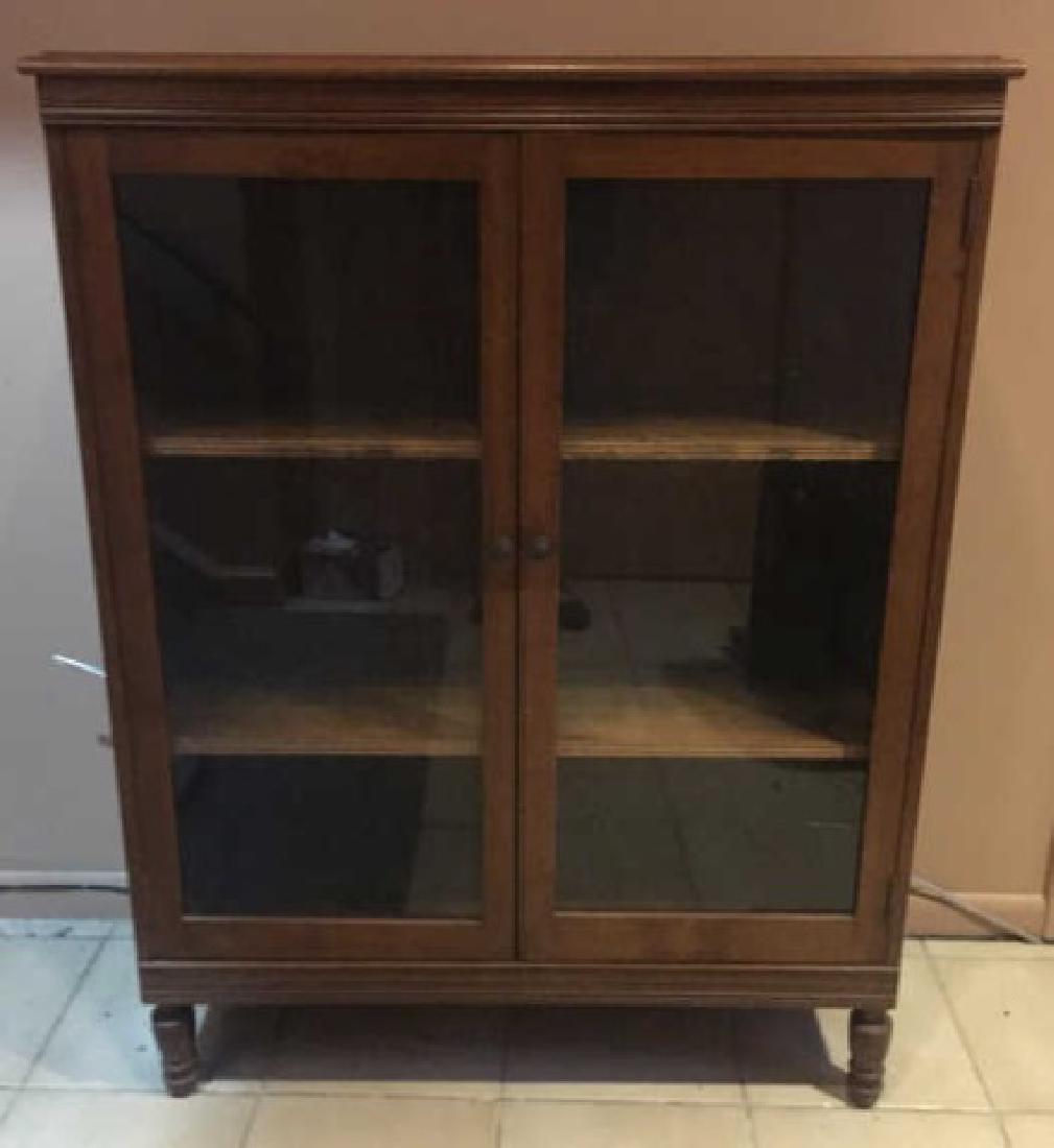 Vintage Oak Library Book Case Barrister Style (1 of 5)