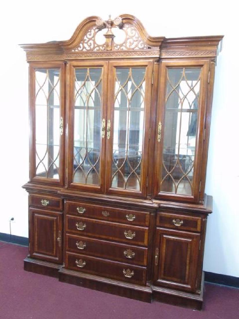 Chippendale Style China Hutch / Display Cabinet (1 of 8)