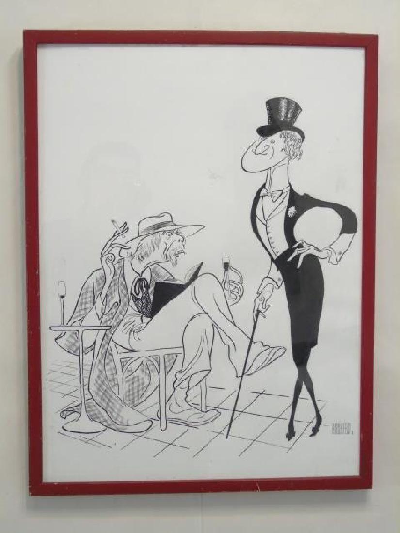 Al Hirschfeld (19032003) Signed Original Drawing