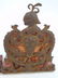 Antique 19th C Armorial Knight in Armor Bookends - 3
