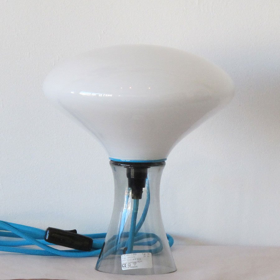 Rikki Hagan "Steam" Table Lamp: Made by Holmegaard; Designed by Rikki Hagan Height (Inches): 10