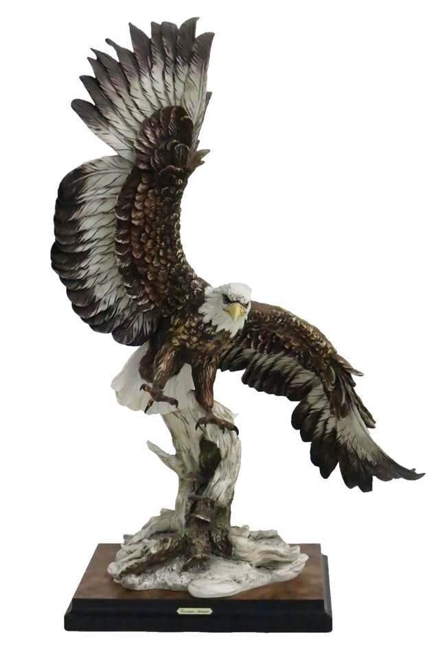 Giusseppe Armani 970/S Flying Eagle: #3665 of 5000 limited edition with certificate Height: 23 Width: 15 Depth: 8