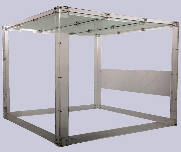 Charles Hollis Jones style Lucite Bed King Size (1 of 3)