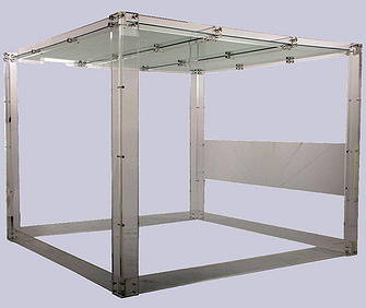 Charles Hollis Jones style Lucite Bed King Size (1 of 3)