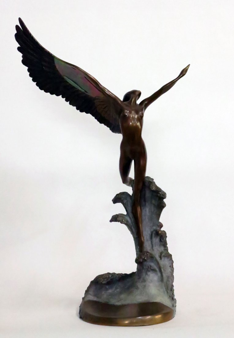 Misha Frid "Swan Girl" Bronze Sculpture (1 of 6)