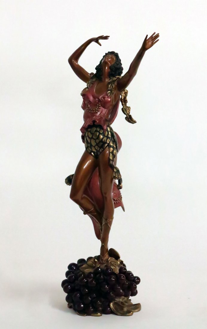 Erte' Bronze"Bacchante" Sculpture (1 of 3)