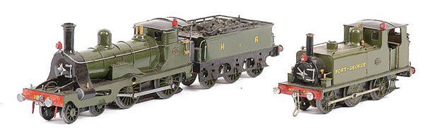 Kit/Scratchbuilt 0-6-0 No.25 Class "Fort George": Kit/Scratchbuilt OO Gauge 0-6-0 No.25 Class "Fort George" Highland Railway green No.49, 3-rail Electric. Fort George and running number 49 to tank sides. Mechanism fitted with Skate Style Pick-up. The