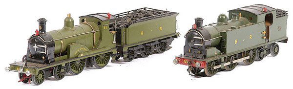 Kit/Scratchbuilt 0-6-4 Banking Engine: Kit/Scratchbuilt OO Gauge 0-6-4 Banking Engine HR green No.42, 3-rail Electric. The lot also includes Scratch/Kitbuilt OO Gauge 4-4-0 Loco and Tender small Ben Class "Ben Macdhui" No.11, 3-rail Electr