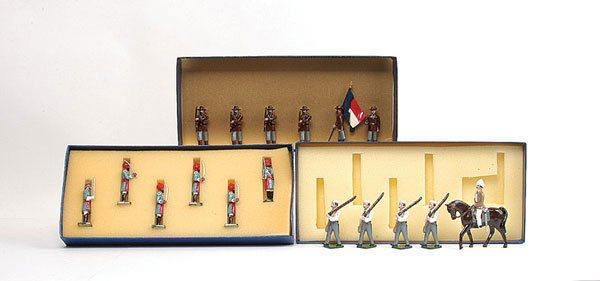 Blenheim Military Models-Set 4 - Boers: Blenheim Military Models [Star Soldiers Ltd Edition Range - 100 in each issue], comprising: Set 4 - Boers [6 figure set], Set 27 - Colonial Infantry [5 figure set] & Set ? - Dismounted Indian Cavalry