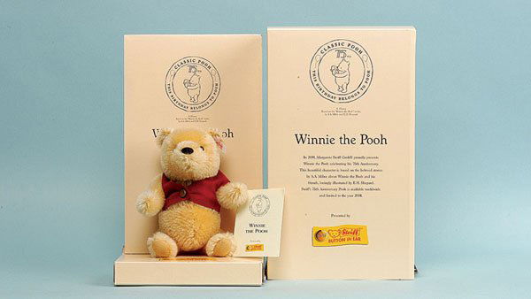 Steiff Winnie The Pooh 75th Anniversary Pooh
