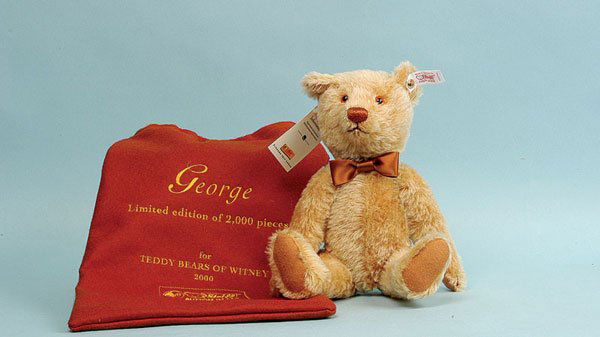 steiff george teddy bear