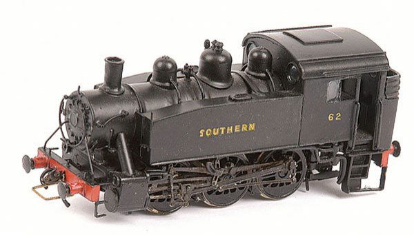 Southeast Finescale Kitbuilt 0-6-0 Tank Loco: Southeast Finescale Kitbuilt OO Gauge 0-6-0 ex USA Tank Loco Southern black No.62, 2-Rail Electric.