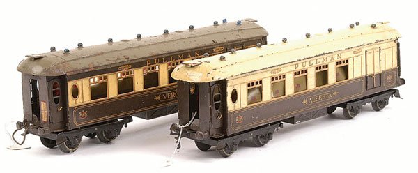 2 voitures voyageurs HORNBY à bogies PULLMAN FLECHE D'OR 33