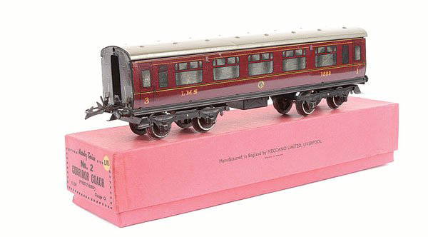 Hornby O Gauge No.2 Lms 1st/3rd Corridor Coach