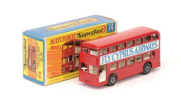 matchbox series no 74 daimler bus by lesney