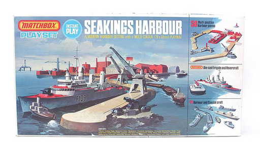 1687: Matchbox Superfast PS3 Seakings Harbour Playset