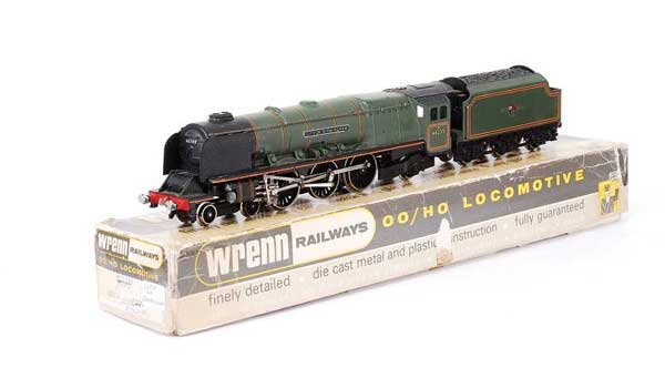 Wrenn W2228 4-6-2 No.46235 "City of Birmingham": Wrenn W2228 4-6-2 BR green Princess Coronation Class Loco No.46235 "City of Birmingham", condition Good Plus in Poor to Fair W2242 City of Liverpool box.