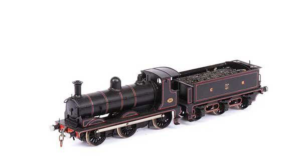 Kitbuilt Class 2 0-6-0 Loco and Tender No.336: OO Gauge Kitbuilt Class 2 0-6-0 Loco and Tender CR (Caledonian Railway) black No.336. Professionally constructed, painted and lined, Excellent.
