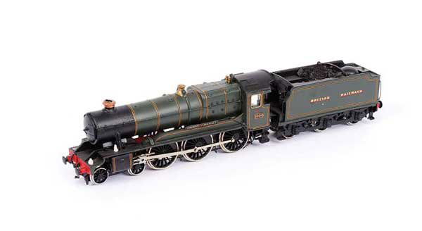 Premier Kitbuilt 4-6-0 County of Cornwall #1006: OO Gauge Premier Kitbuilt County Class 4-6-0 Loco and Tender "County of Cornwall" British Railways green No.1006. Constructed, painted and lined, Good Plus.