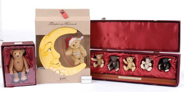 steiff porcelain bears figurines