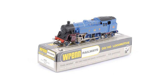Wrenn W2246 (ins) 2-6-4 Tank Loco No.2085: Wrenn W2246 (ins) 2-6-4 Caledonian Railway blue Tank Loco No.2085, condition Excellent to Excellent Plus in Excellent box.