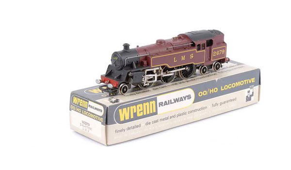 Wrenn W2219 (ins) 2-6-4 Tank Loco No.2679: Wrenn W2219 (ins) 2-6-4 LMS lined maroon Tank Loco No.2679, condition Excellent in Good to Good Plus box.