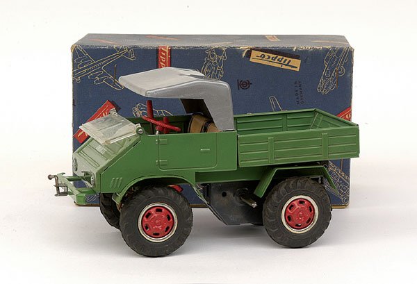 Tipp No.661 Mercedes Unimog clockwork Open Lorry
