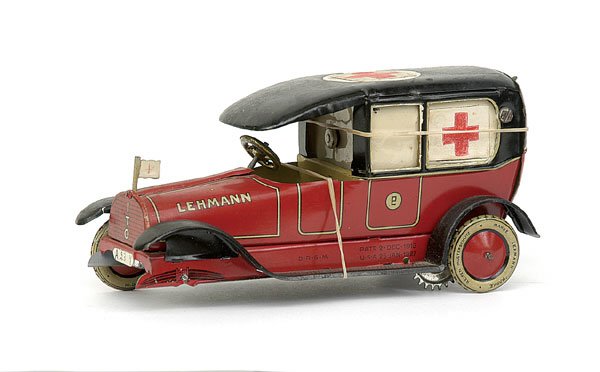 A 1920s tinplate motorcar by Lehmann