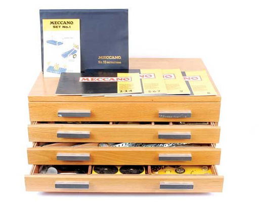4001 Meccano No 10 Set In A 4 Drawer Cabinet Nov 17 2007