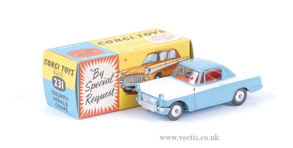 corgi triumph herald