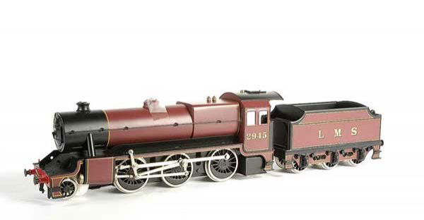 Corgi (Bassett-Lowke) 2-6-0 "Stanier Mogul": Corgi (Bassett-Lowke) O Gauge 2-6-0 Loco and Tender "Stanier Mogul" LMS maroon No.2945, Live Steam. Unused. Mint.