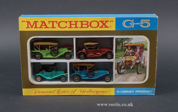 matchbox g5 famous cars of yesteryear