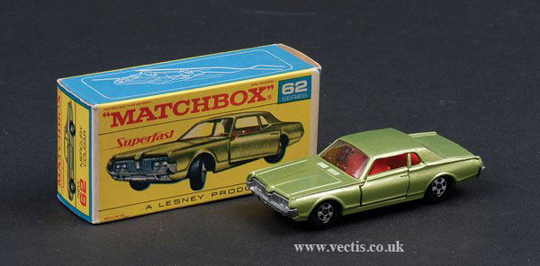 matchbox series no 62 mercury cougar