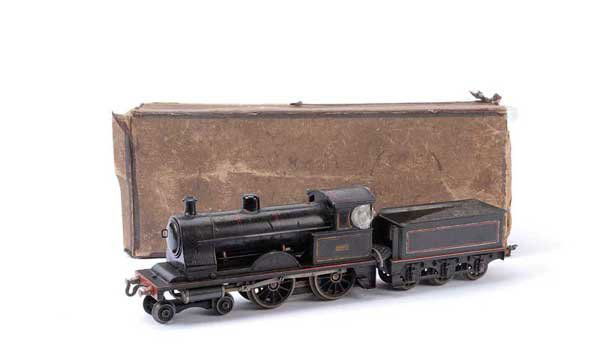 Bing/Bassett-Lowke 4-4-0 "Black Prince" No.1902: Bing for Bassett-Lowke 4-4-0 Loco and Tender LNWR black "Black Prince" No.1902, Live Steam. Loco has been fired on a number of occasions and there is burning to the boiler, however the overall finish