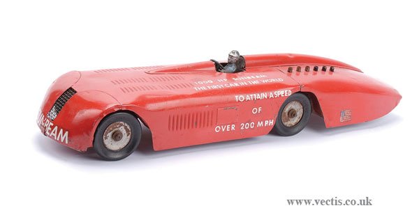 Kingsbury Large Pressed Steel Sunbeam Record Car