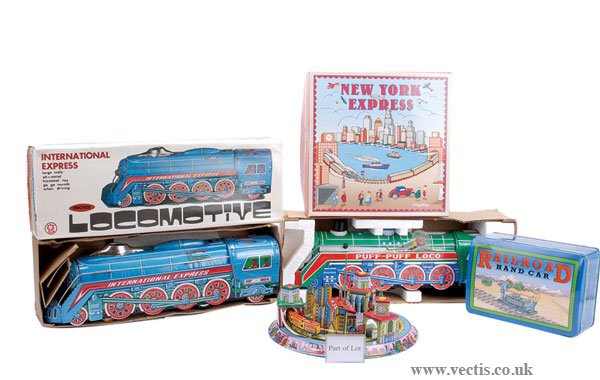 Chinese and Eastern European Tinplate Trains