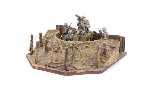 Elastolin or Similar - MG Trench with Parapet
