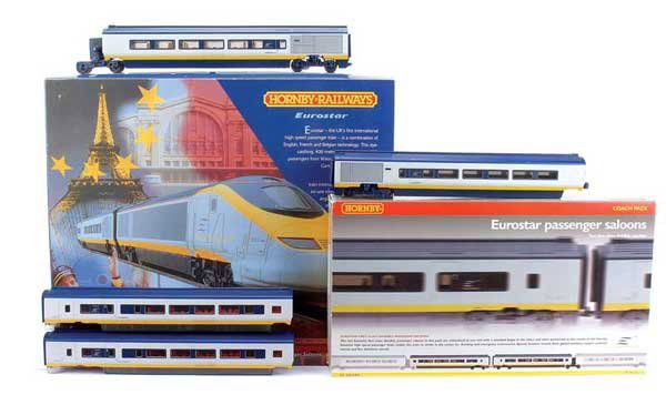 hornby eurostar train pack