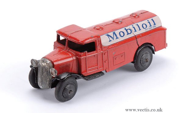 Dinky No.25D Pre-war Petrol Tanker "Mobiloil"
