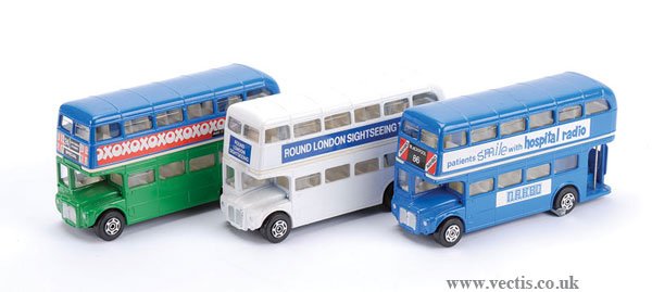 Dinky - A Group of Promotional Buses
