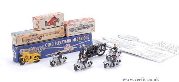 A Group of Plastic Motorcycle