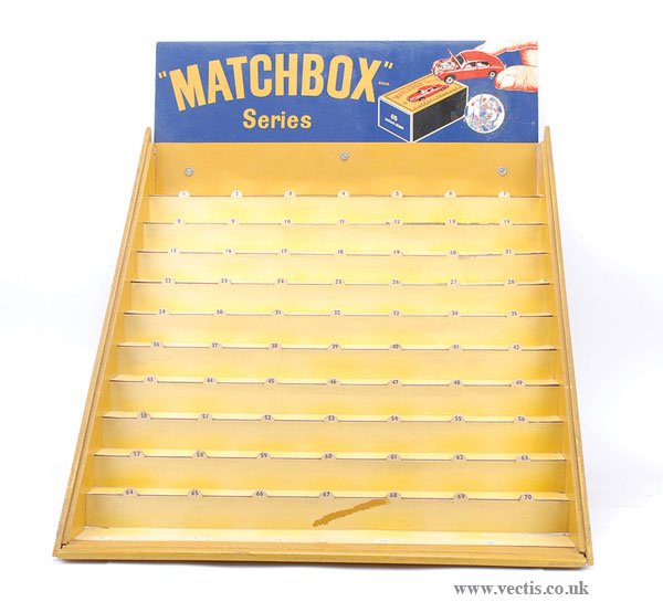 Matchbox Regular Wheels Counter Display Stand