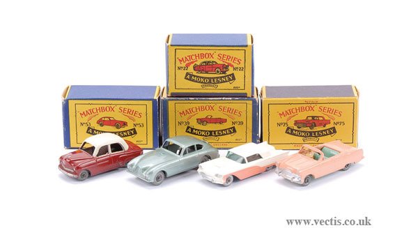 Matchbox No.22a Vauxhall Cresta & Others