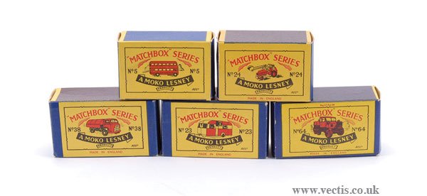 Matchbox Regular Wheels - A Group of Empty Boxes