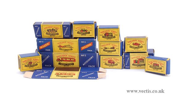Matchbox Regular Wheels - A Group of Empty Boxes