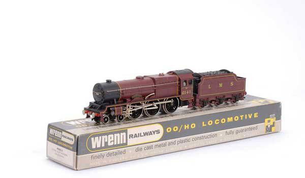 Wrenn W2260A (ins) 4-6-0 No.6141 "Caledonian": Wrenn W2260A (ins) 4-6-0 LMS maroon Royal Scot Class Loco No.6141 "Caledonian", condition Excellent to Excellent Plus in Excellent box.