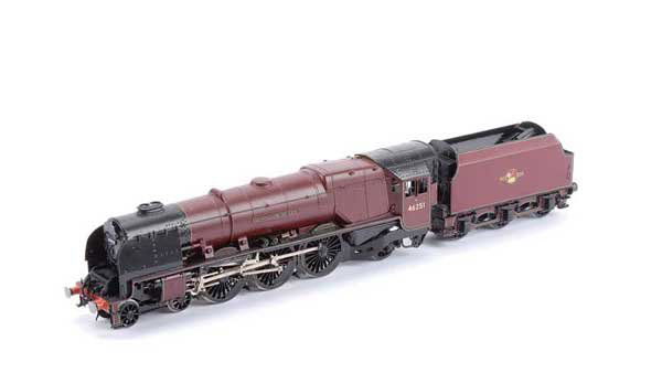 OO Kitbuilt 4-6-2 No.46251 "City of Nottingham": OO Gauge Kitbuilt 4-6-2 BR maroon Princess Coronation Class Loco No.46251 "City of Nottingham", professionally built and painted with superb cab detail and smokebox fitted with the Royal Scot headboar