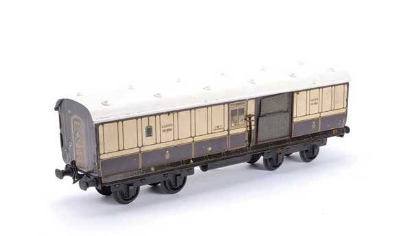 Bassett-Lowke L&NWR Post Office Van No.1339: Bassett-Lowke Gauge 1 L&NWR Post Office Van No.1339. Sides are generally Good Plus, roof is expertly repainted.