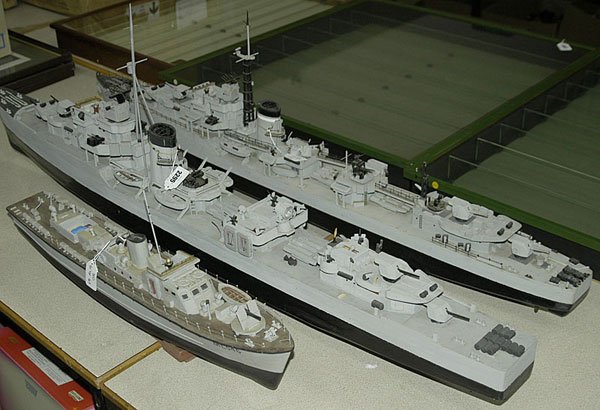A Group of Scratchbuilt Naval Ships