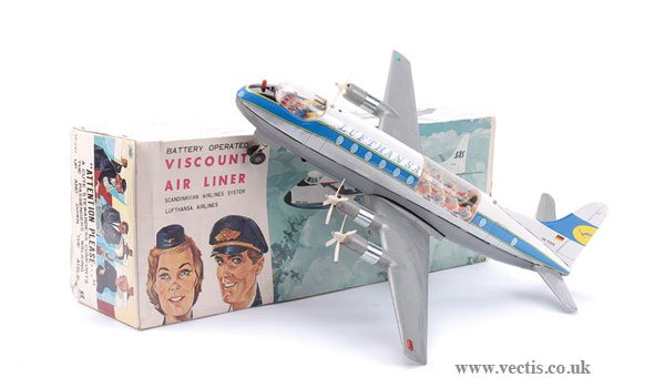 Tomy Lufthansa Viscount Airliner